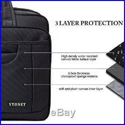 Ytonet Laptop Briefcase 15.6 Inch Bag Business Office for Men Women Stylish Grey