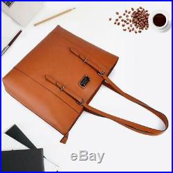 ZYSUN Laptop Tote Bag Fits Up to 15.6 in Awesome Gifts for Women 1-brown